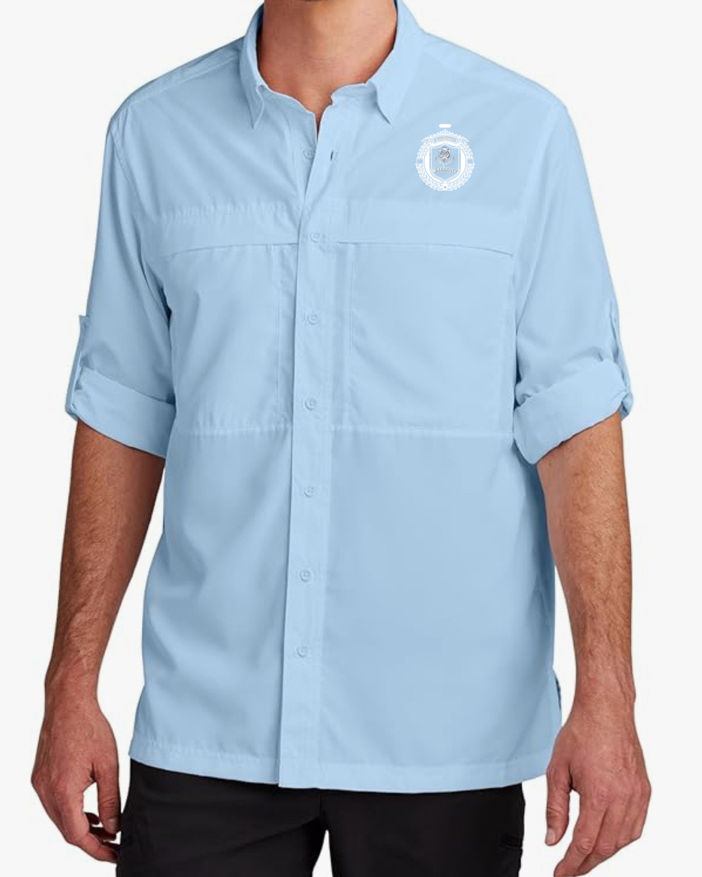 Mbdesigns Men’s Long Sleeve Botton Up Shirt