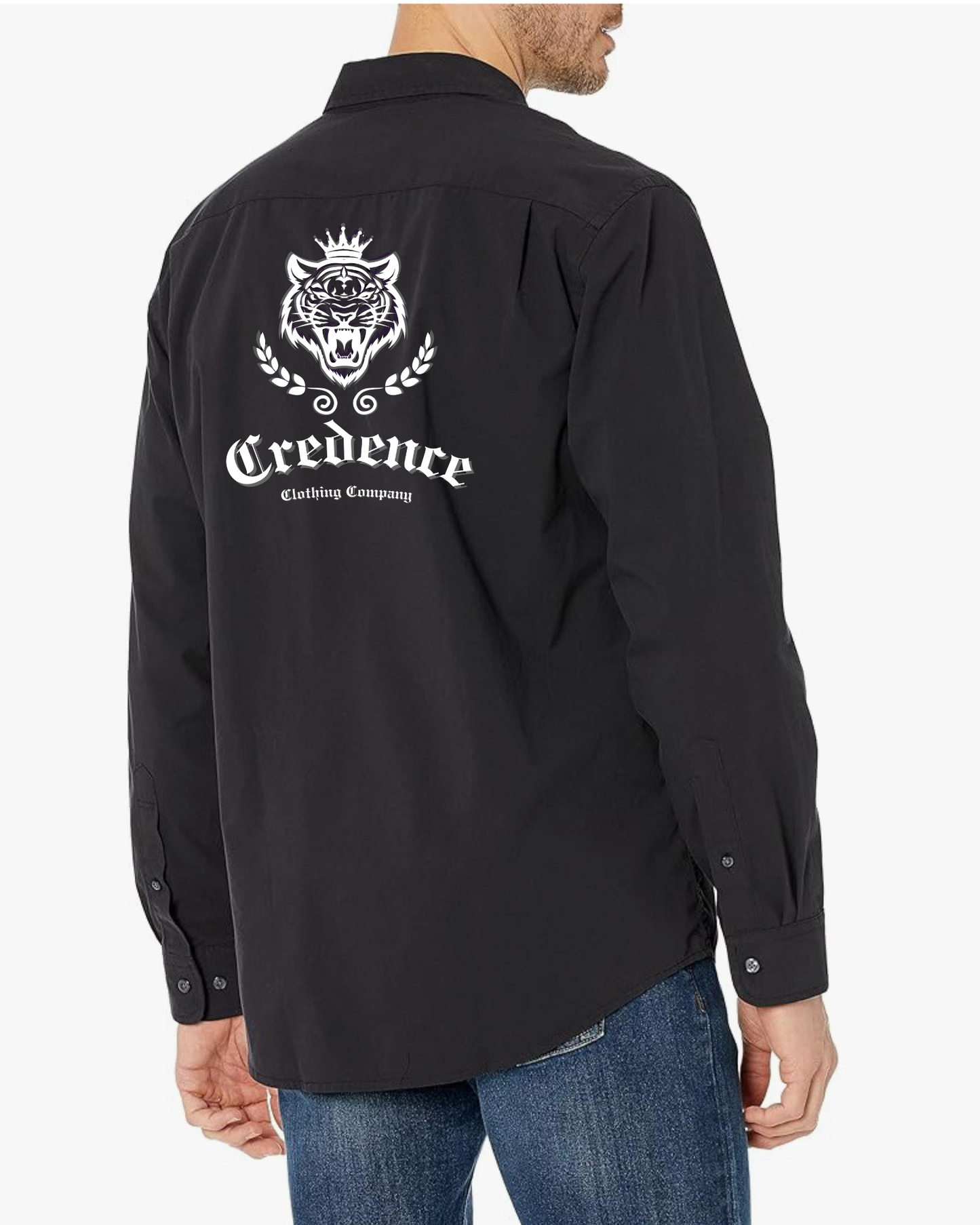 Mbdesigns Men’s Long Sleeve Botton Up Shirt