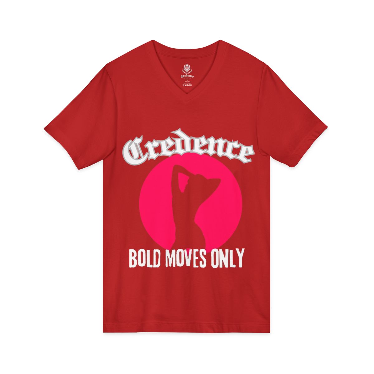 Bold moves jersey v-neck t-shirts (short sleeve