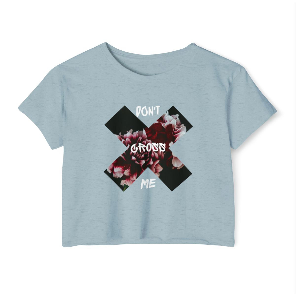 Don’t Cross Me crop shirt