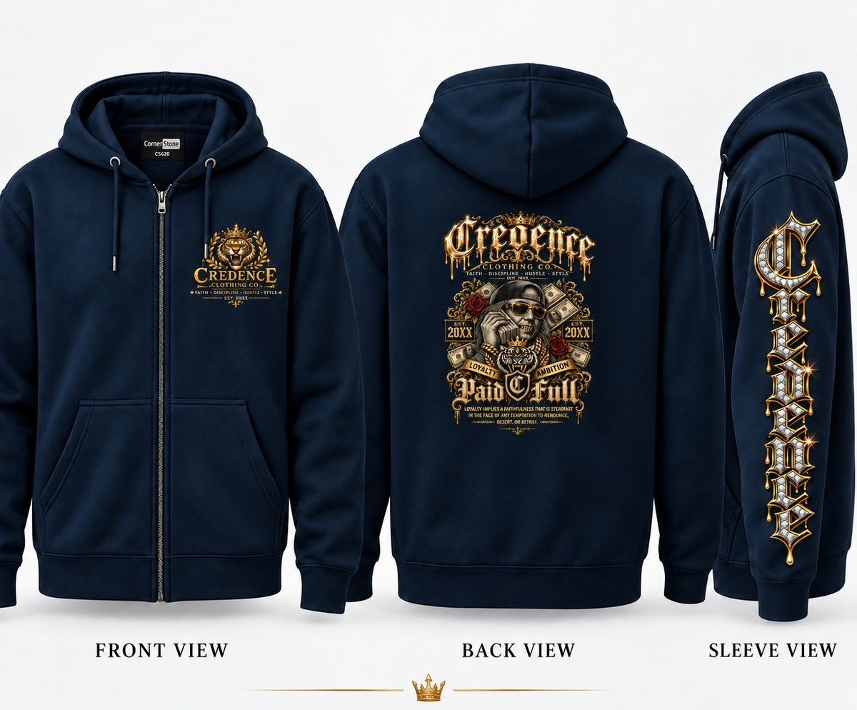 Credence zip up hoodie
