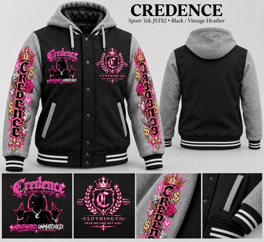 Credence women varsity jacket