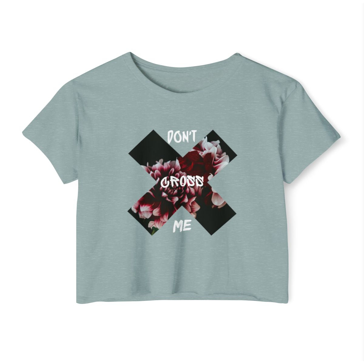 Don’t Cross Me crop shirt