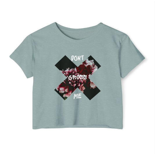 Don’t Cross Me crop shirt