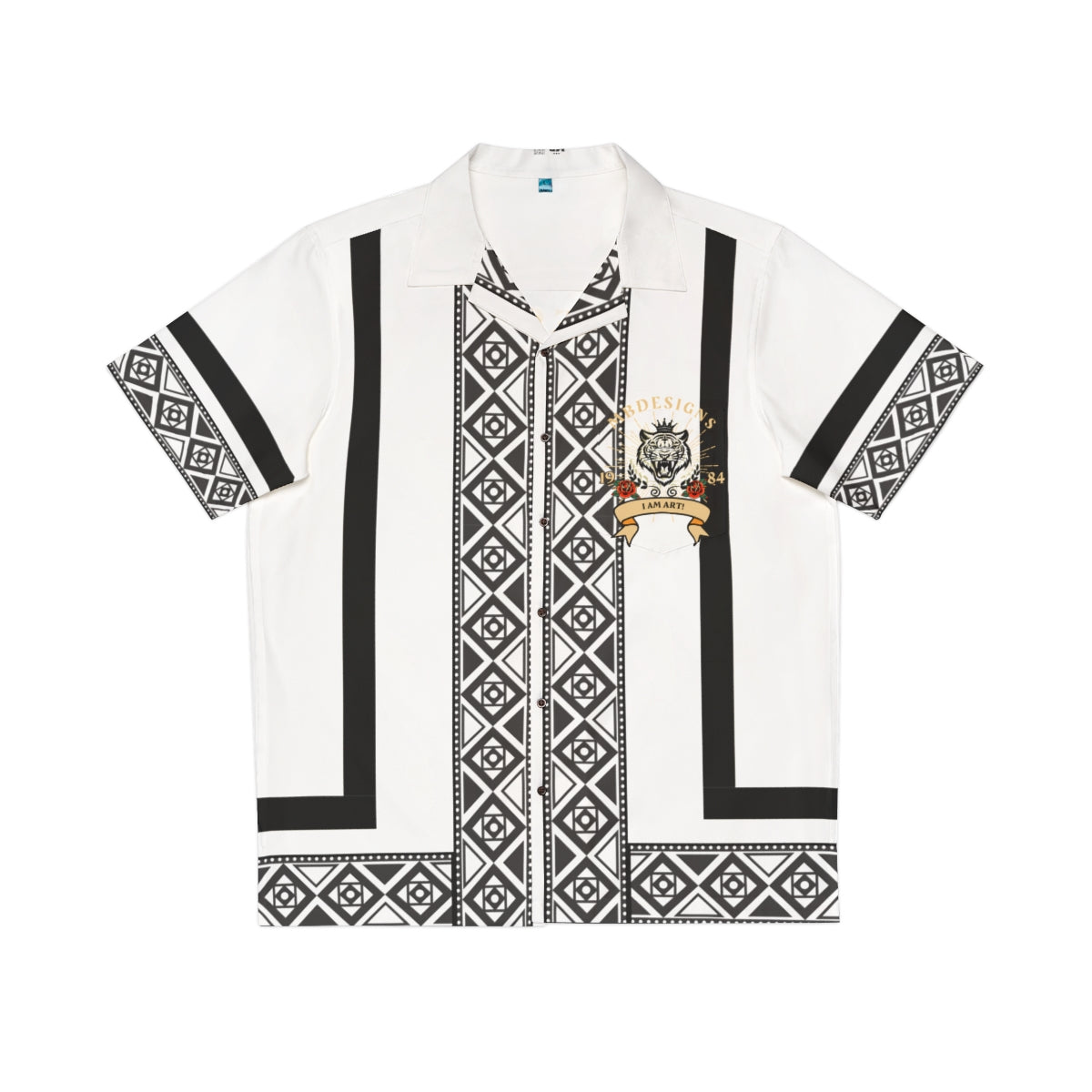 I Am Art!!! Summer Vibes Botton up Shirt