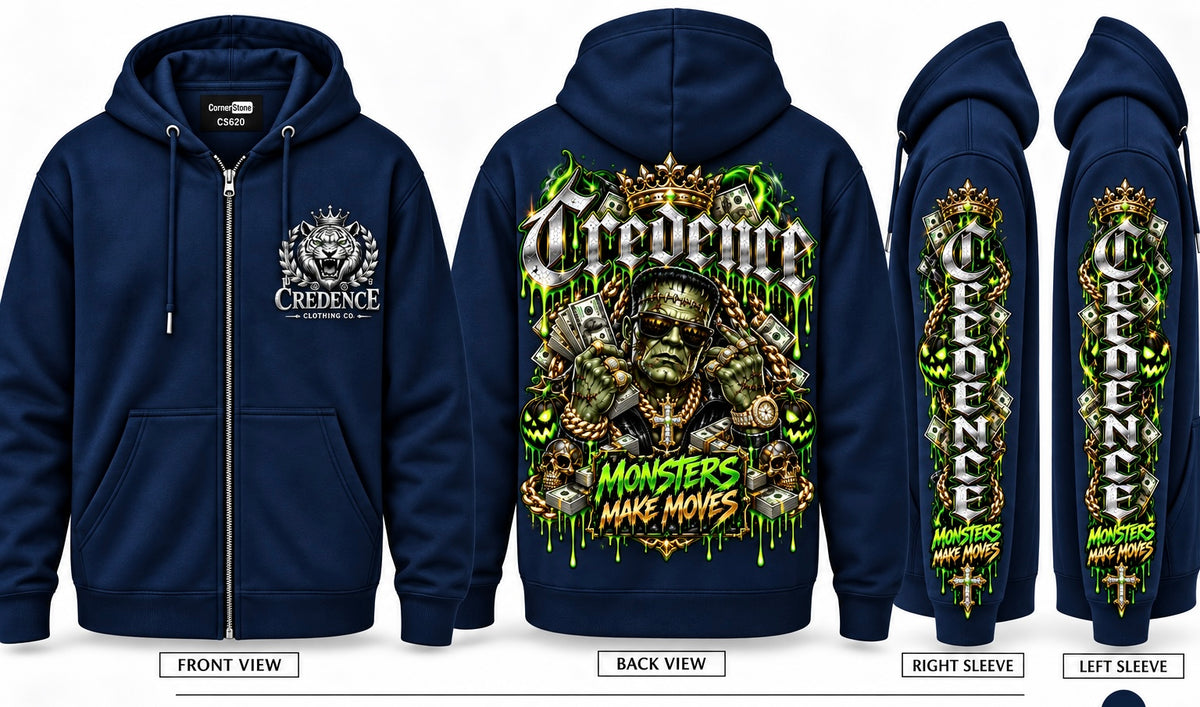Frankenstein zip up hoodie ￼