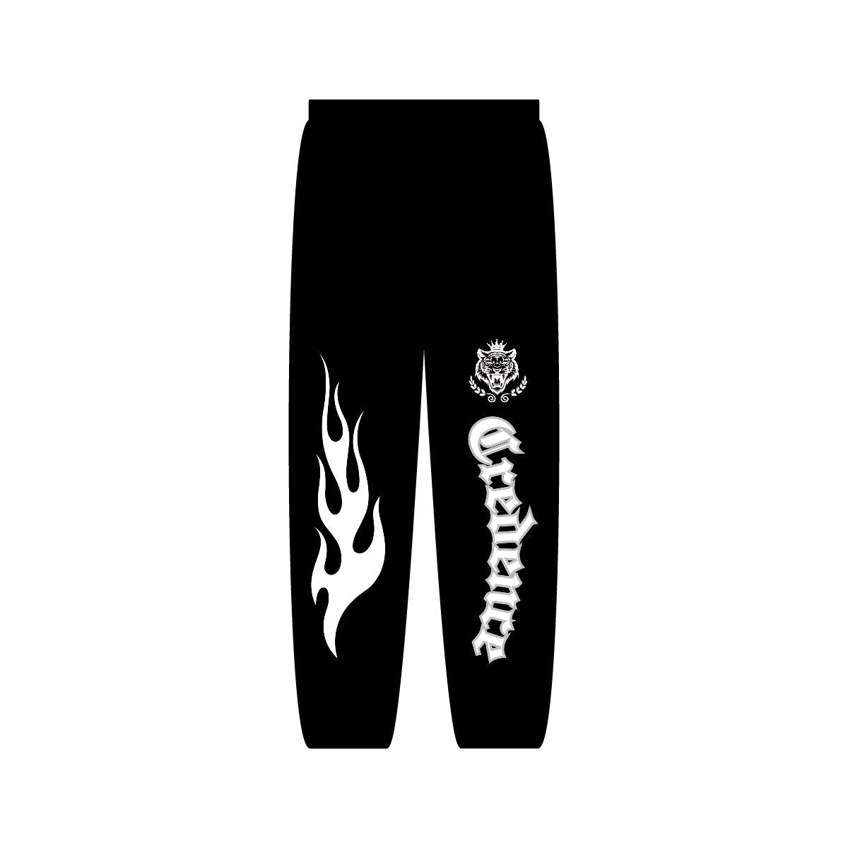 Credence flame and roses joggers