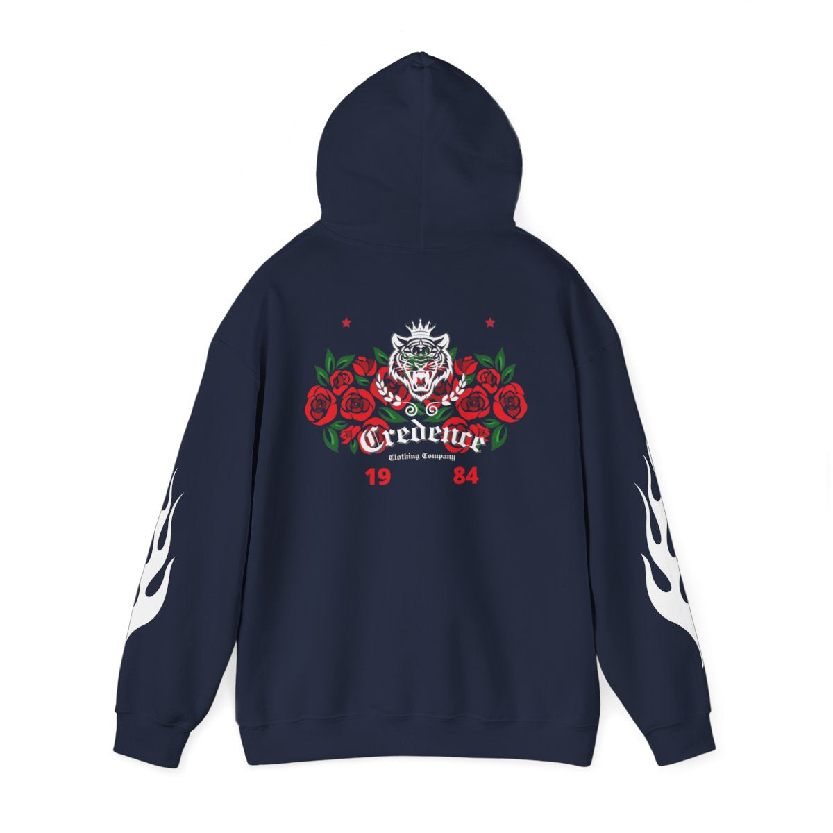 Credence Flame and roses pullover Hoodie