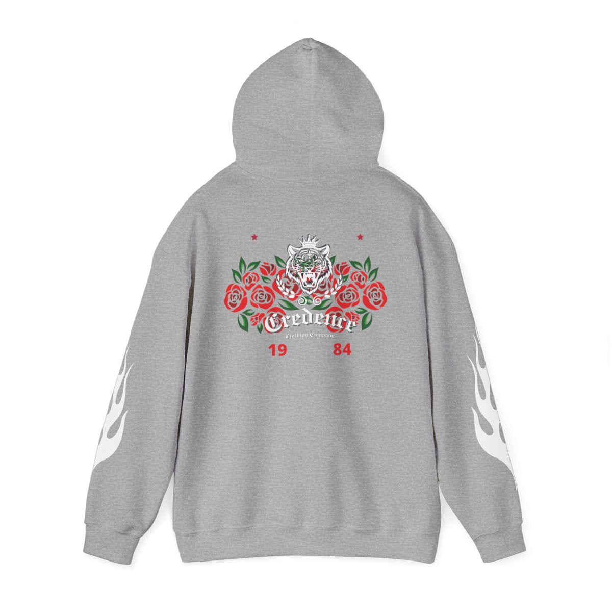 Credence Flame and roses pullover Hoodie