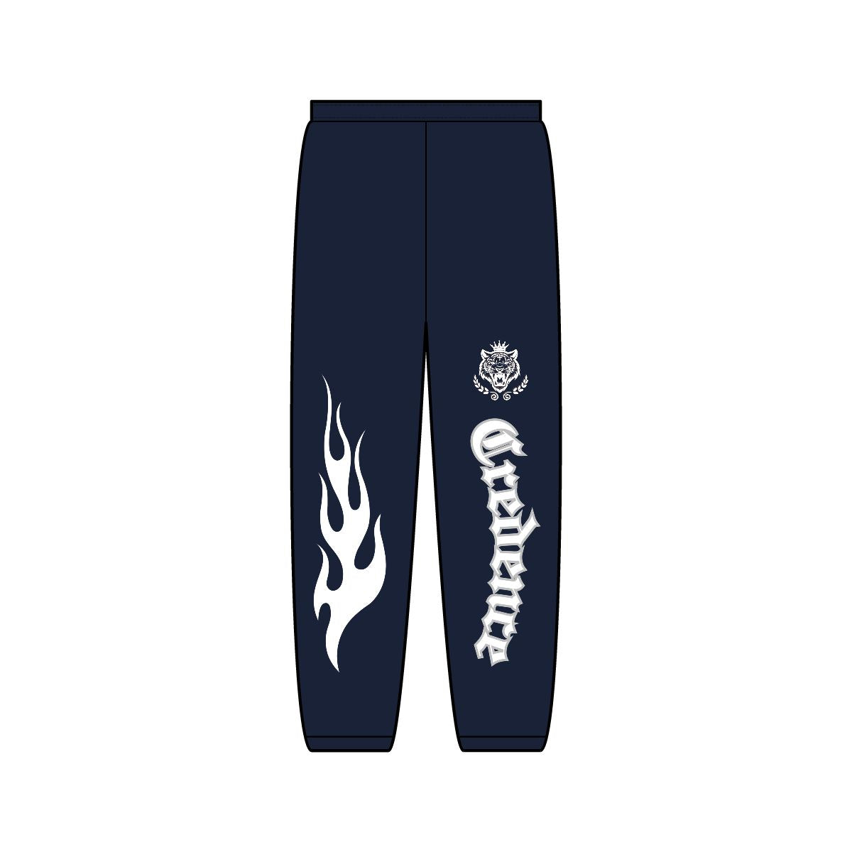 Credence flame and roses joggers