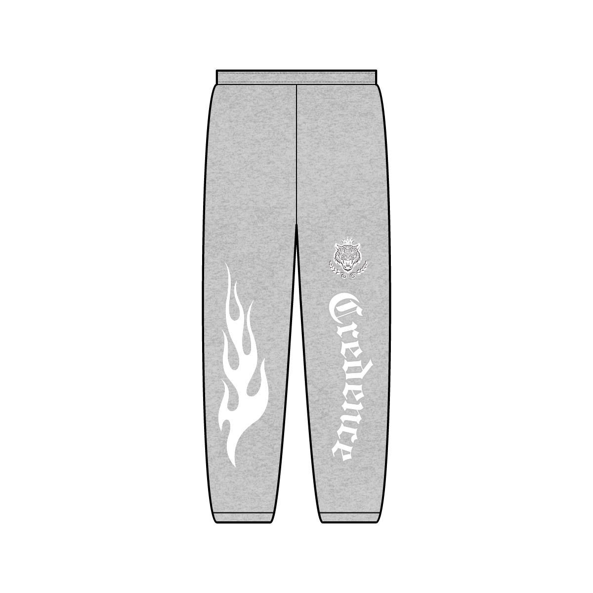 Credence flame and roses joggers