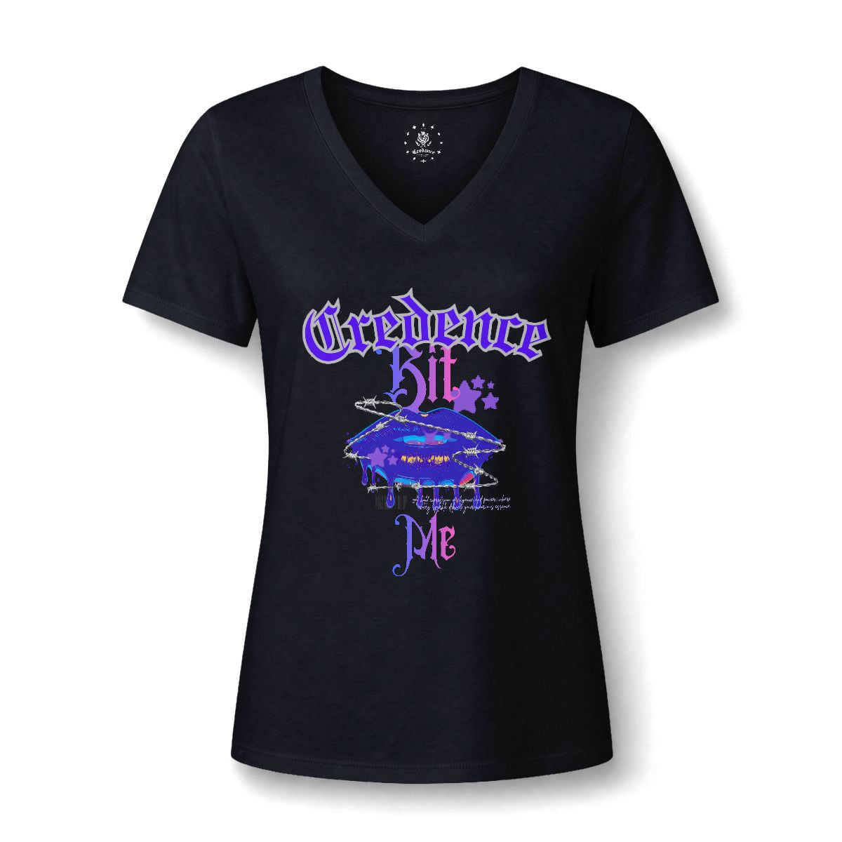 Credence Bit Me (V-Neck t-shirt