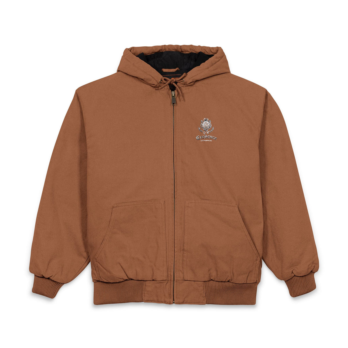 Credence hooded jacket embroidered