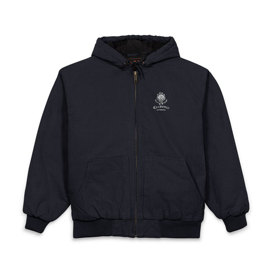Credence hooded jacket embroidered