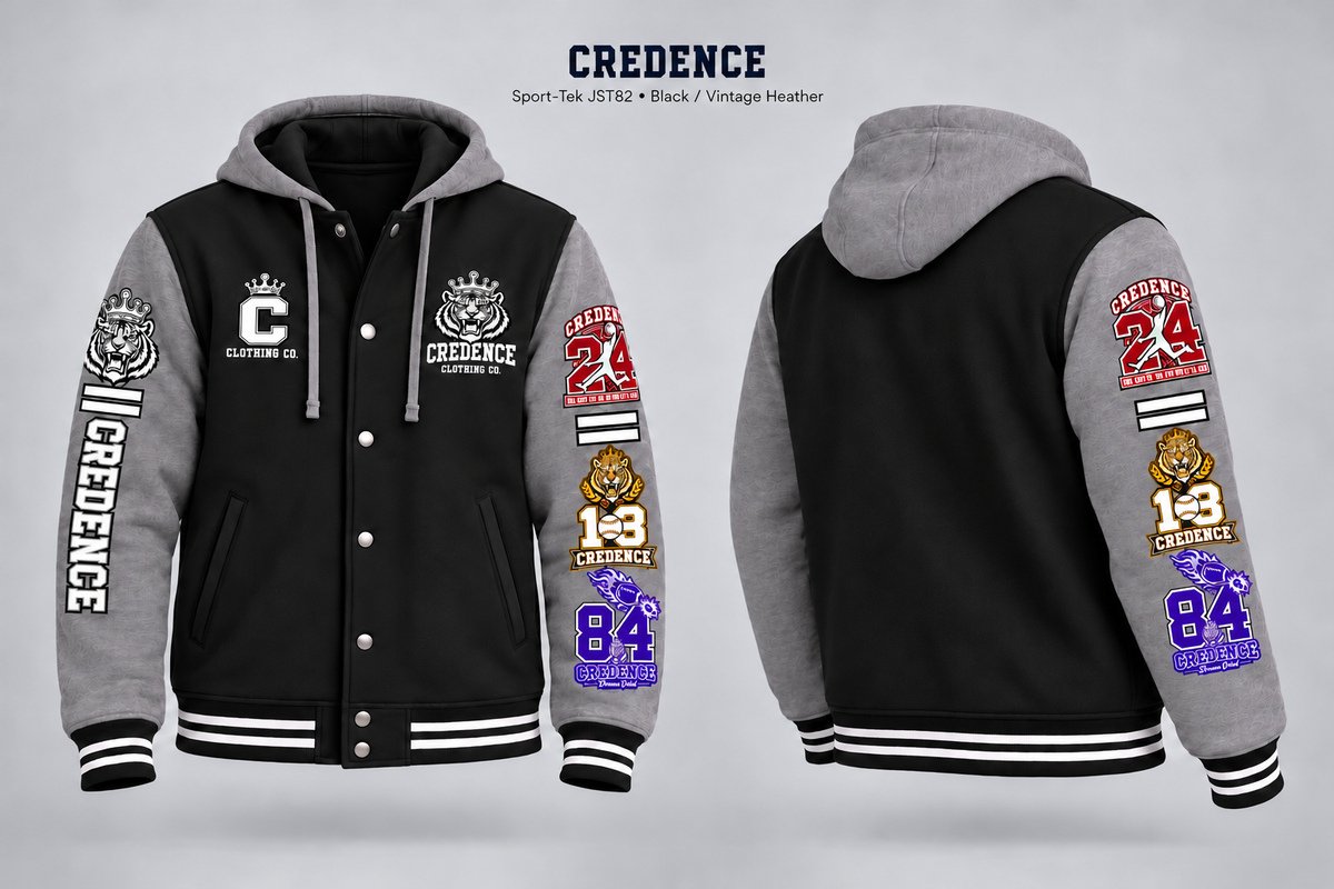 Credence varsity insulated ￼letterman jacket